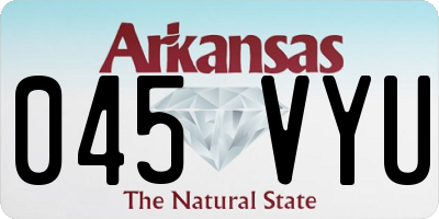AR license plate 045VYU
