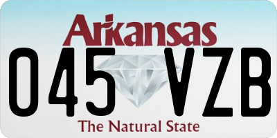 AR license plate 045VZB