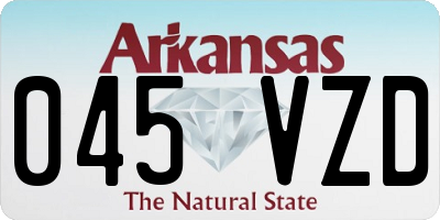 AR license plate 045VZD