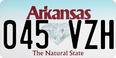 AR license plate 045VZH
