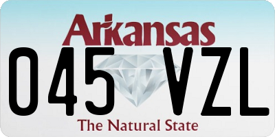 AR license plate 045VZL