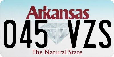 AR license plate 045VZS