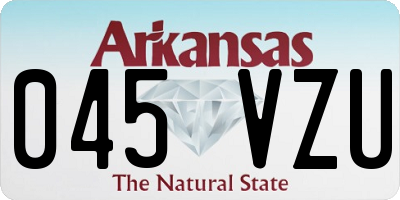 AR license plate 045VZU