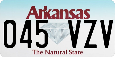 AR license plate 045VZV