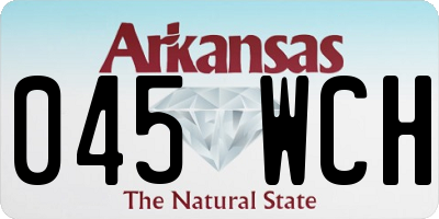 AR license plate 045WCH