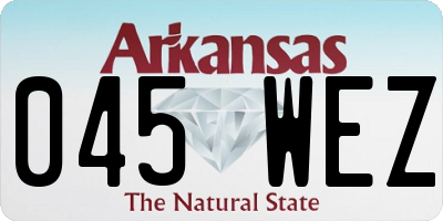AR license plate 045WEZ