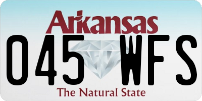 AR license plate 045WFS