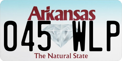 AR license plate 045WLP