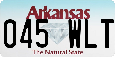 AR license plate 045WLT