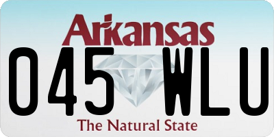 AR license plate 045WLU