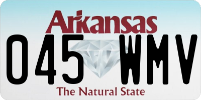 AR license plate 045WMV