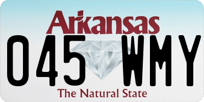AR license plate 045WMY