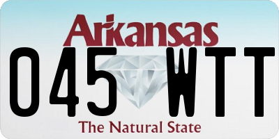 AR license plate 045WTT