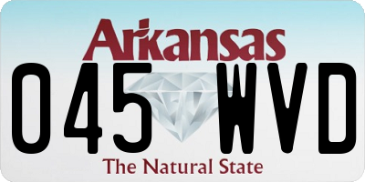 AR license plate 045WVD