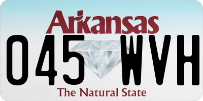 AR license plate 045WVH