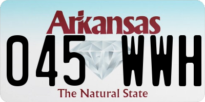 AR license plate 045WWH