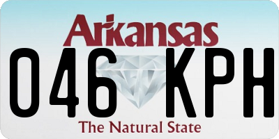 AR license plate 046KPH