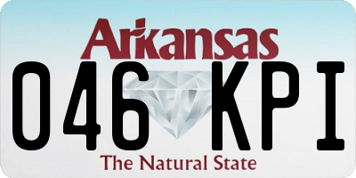 AR license plate 046KPI