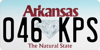 AR license plate 046KPS