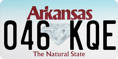 AR license plate 046KQE
