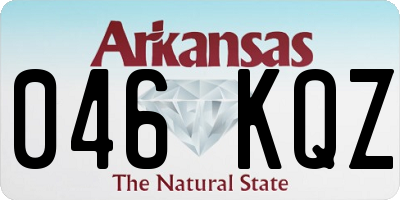 AR license plate 046KQZ