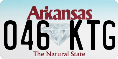 AR license plate 046KTG