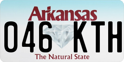 AR license plate 046KTH