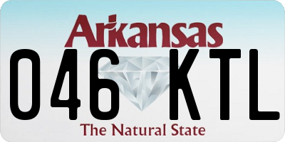 AR license plate 046KTL