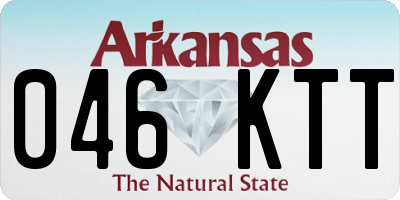 AR license plate 046KTT