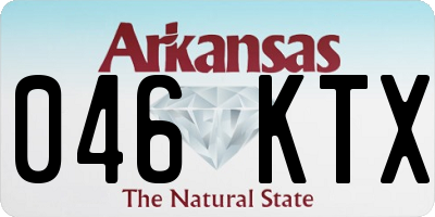 AR license plate 046KTX