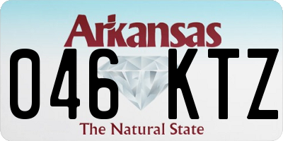 AR license plate 046KTZ