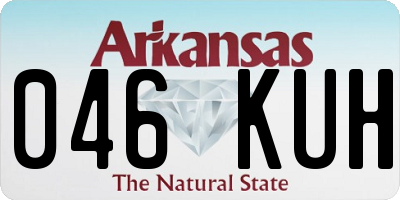 AR license plate 046KUH