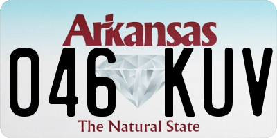 AR license plate 046KUV