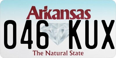 AR license plate 046KUX
