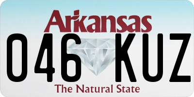 AR license plate 046KUZ