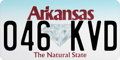 AR license plate 046KVD