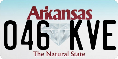 AR license plate 046KVE