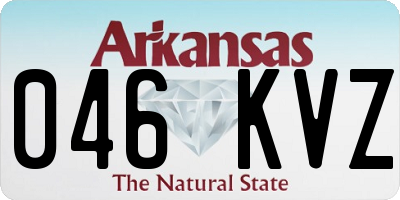 AR license plate 046KVZ