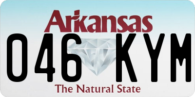 AR license plate 046KYM