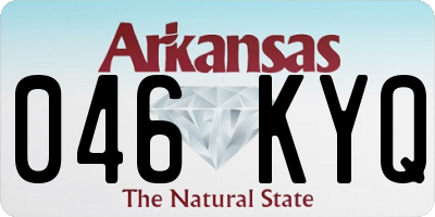 AR license plate 046KYQ