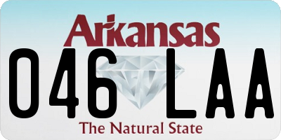 AR license plate 046LAA
