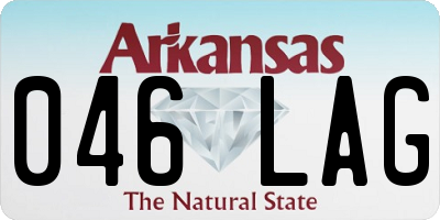 AR license plate 046LAG