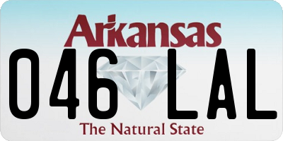 AR license plate 046LAL