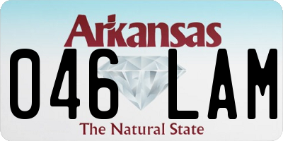 AR license plate 046LAM