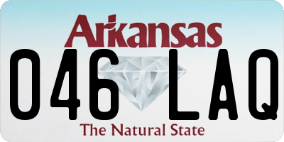 AR license plate 046LAQ