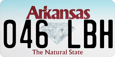 AR license plate 046LBH