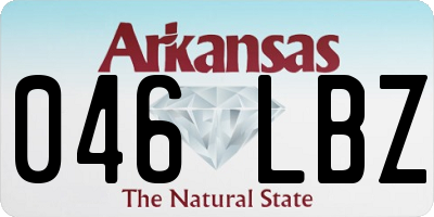 AR license plate 046LBZ