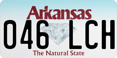 AR license plate 046LCH