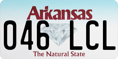 AR license plate 046LCL