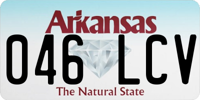 AR license plate 046LCV